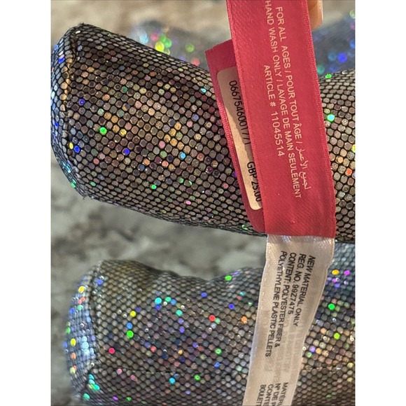 2017 Victoria's‎ Secret Pink Iridescent Glitter Bling Collectible Giant Mini Dog - Picture 10 of 16